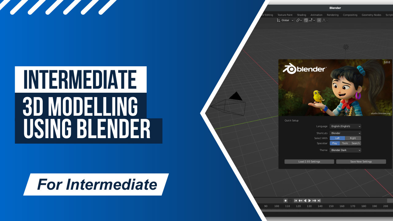 Introduction to 3D Modeling Using Blender Intermediate